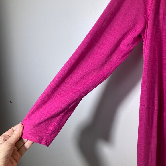 Womens Chicos The Ultimate Tee Open Front Cardigan Long Sleeve Pink L - Picture 5 of 8